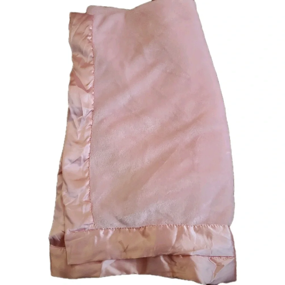 Walgreens Pink‎ Super Ultra Soft Baby Blanket Satin Trim Security Nursery